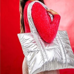 NWT Bath & Body Works Metallic Tote
